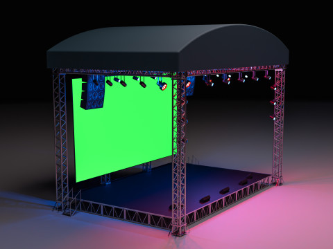 Concert Stage 05 3D Model