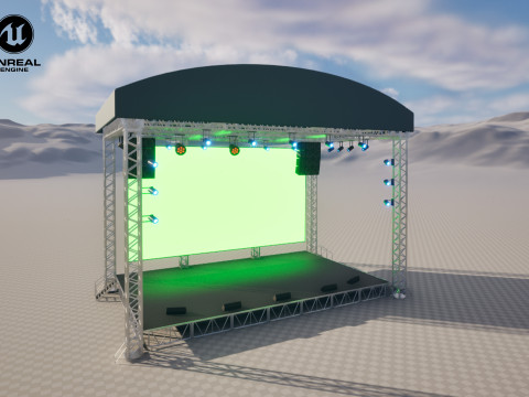 Concert Stage 05 3D Model
