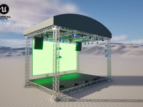 Concert Stage 05 3D Model