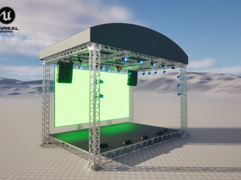 Concert Stage 05 3D Model