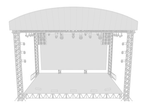 Concert Stage 05 3D Model