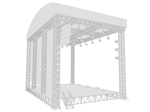 Concert Stage 05 3D Model