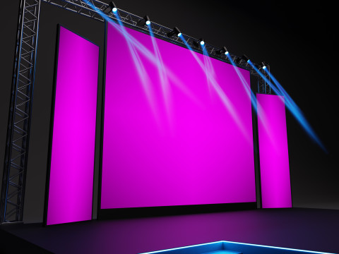 Event stage design 01 3D 模型