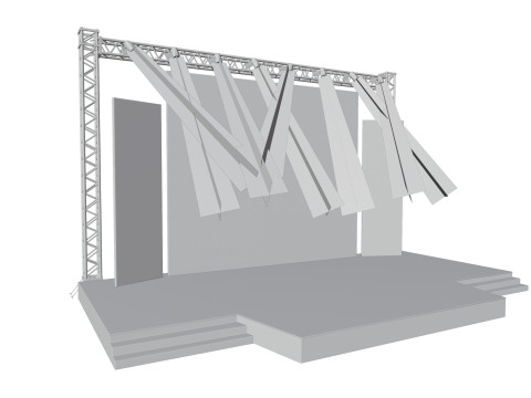 Event stage design 01 3D 模型