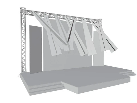 Event stage design 01 3D Model