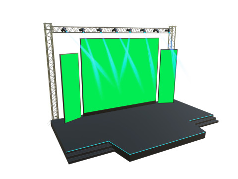 Event stage design 01 3D 模型