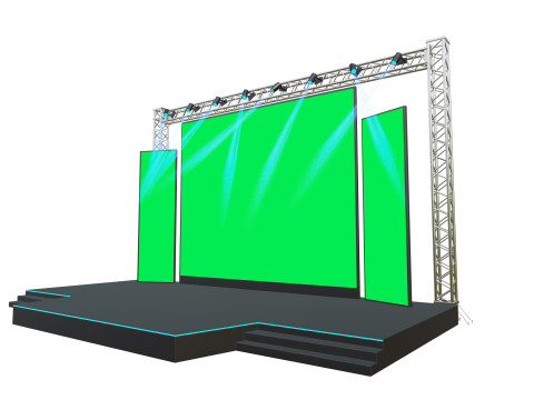 Event stage design 01 3D 模型