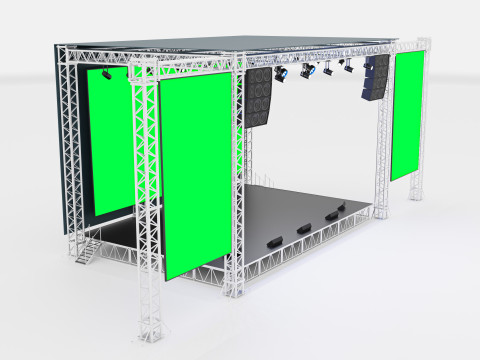 Concert Stage 06 3D Model