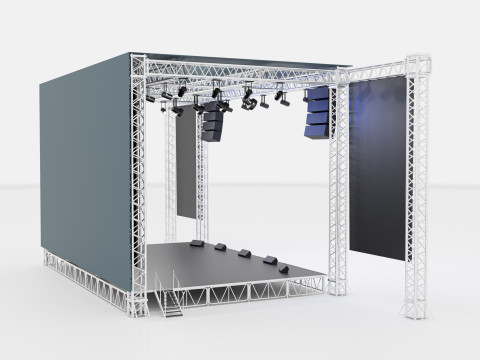 Concert Stage 06 3D Model