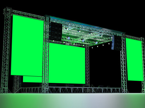 Concert Stage 06 3D Model