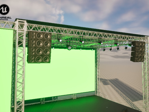 Concert Stage 06 3D Model