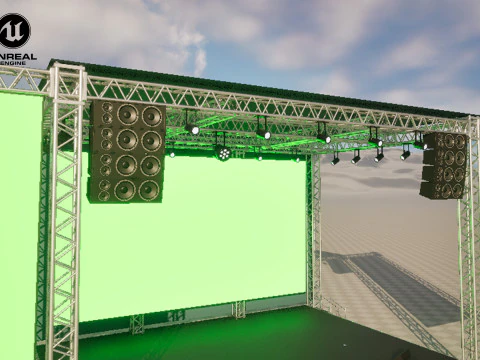 Concert Stage 06 3D Model