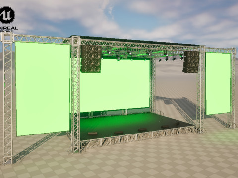 Concert Stage 06 3D Model