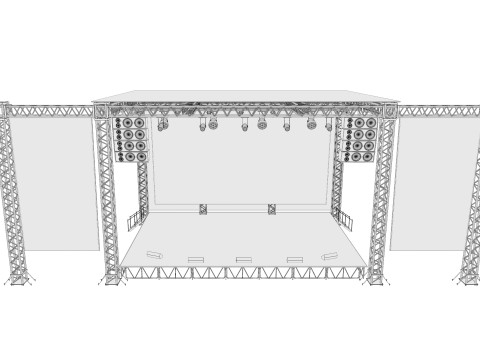 Concert Stage 06 3D Model