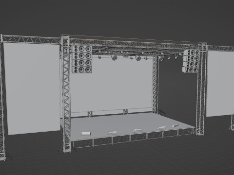Concert Stage 06 3D Model