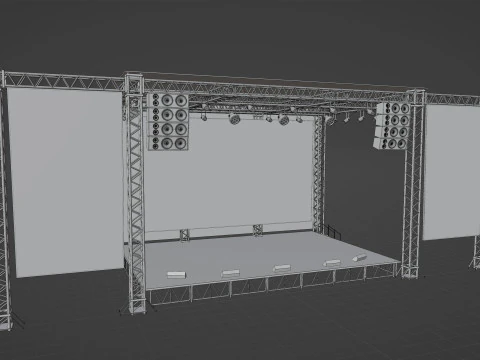 Concert Stage 06 3D Model