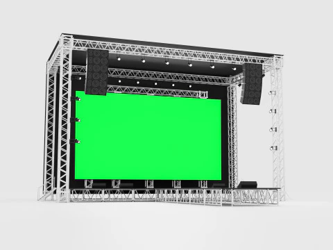 Concert Stage 07 3D Model