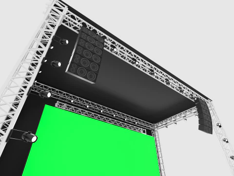 Concert Stage 07 3D Model
