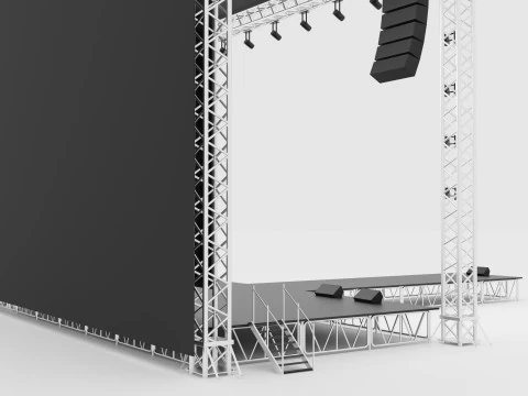 Concert Stage 07 3D Model