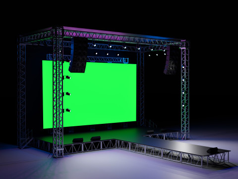 Concert Stage 07 3Dモデル