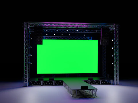 Concert Stage 07 3D Model