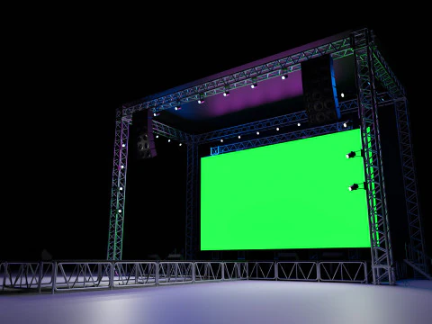 Concert Stage 07 3D Model