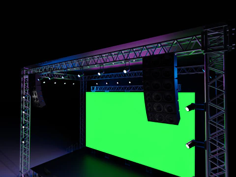 Concert Stage 07 3D Model