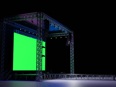 Concert Stage 07 3D Model