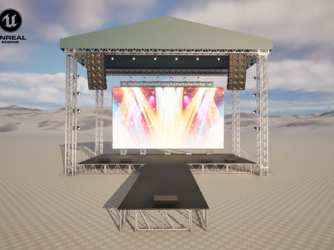 Concert Stage 07 3D Model