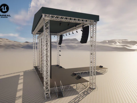 Concert Stage 07 3D Model