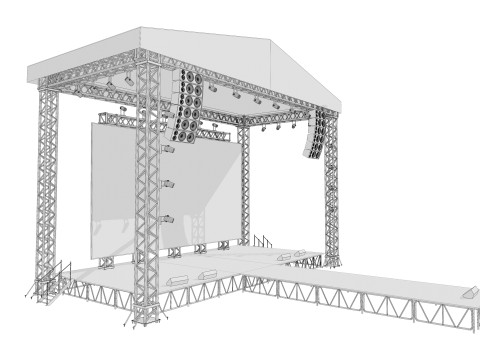 Concert Stage 07 3Dモデル