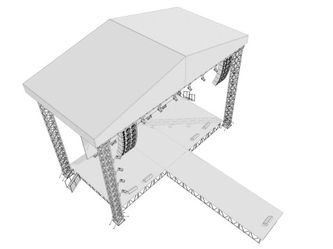 Concert Stage 07 3D Model