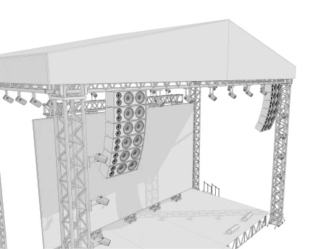 Concert Stage 07 3D Model