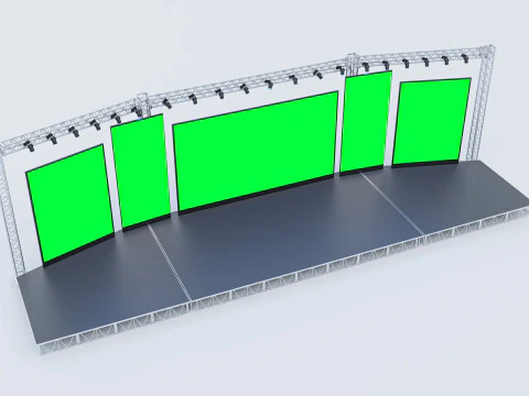 Concert Stage 08 3D Model
