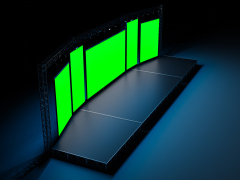 Concert Stage 08 3Dモデル