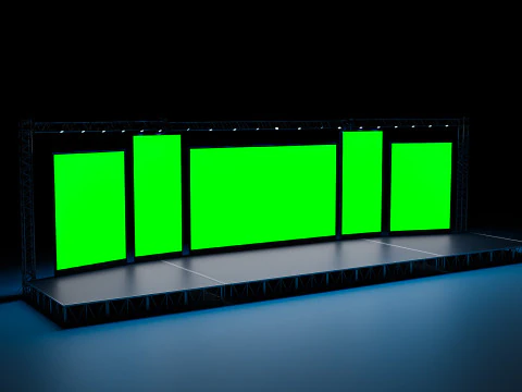 Concert Stage 08 3D Model