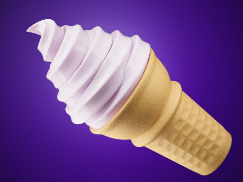 Ice Cream Cone 01 3Dモデル