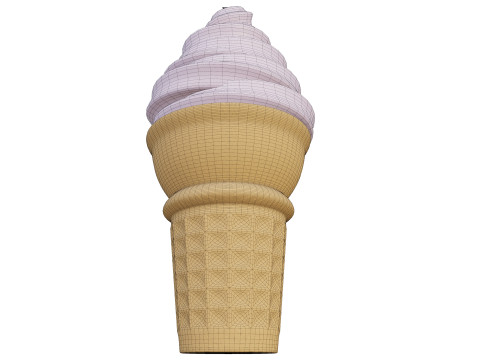 Ice Cream Cone 01 3Dモデル