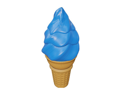 Ice Cream Cone 02 3D 모델