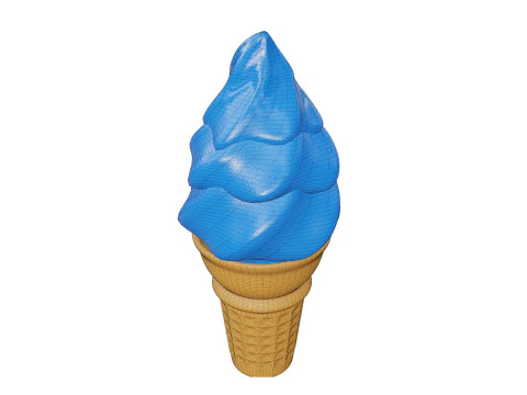 Casquinha de Sorvete 02 Modelo 3D