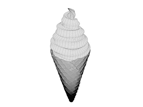 Ice Cream Cone 03 3Dモデル
