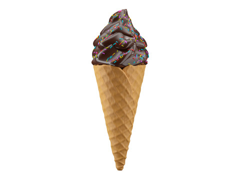 Ice Cream Cone 05 3D 모델
