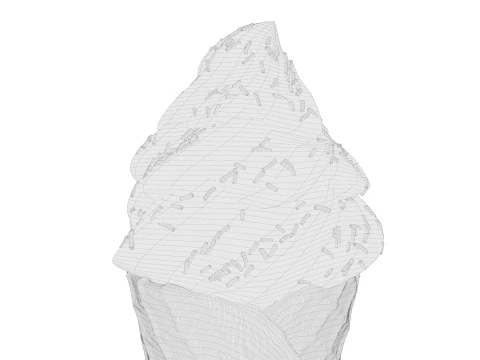 Ice Cream Cone 05 3D Model