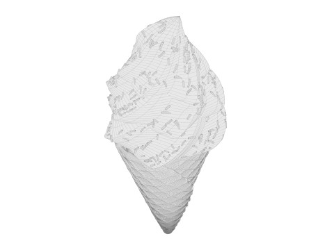 Ice Cream Cone 05 3D 모델