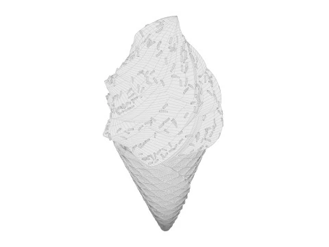Ice Cream Cone 05 3D Model