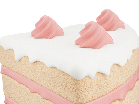 Cake 02 3D Model