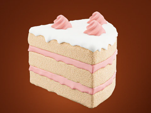 Cake 02 3D Model