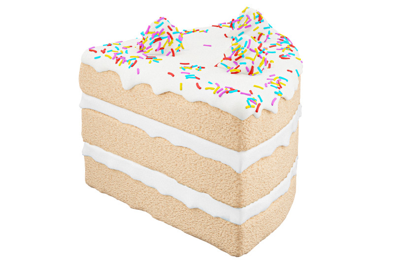 Cake 03 3D Model .c4d .max .obj .3ds .fbx .stl .blend 
