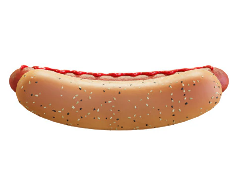 Hot-dog 01 Modello 3D