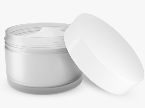 Cream Jar 01 3D Model
